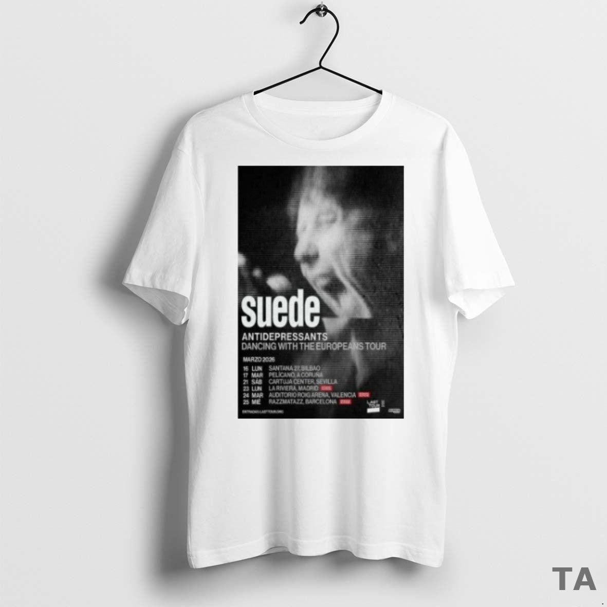 Top Suede Antidepressants Dancing With The Europeans New Tour 2026 T Shirt Sweater