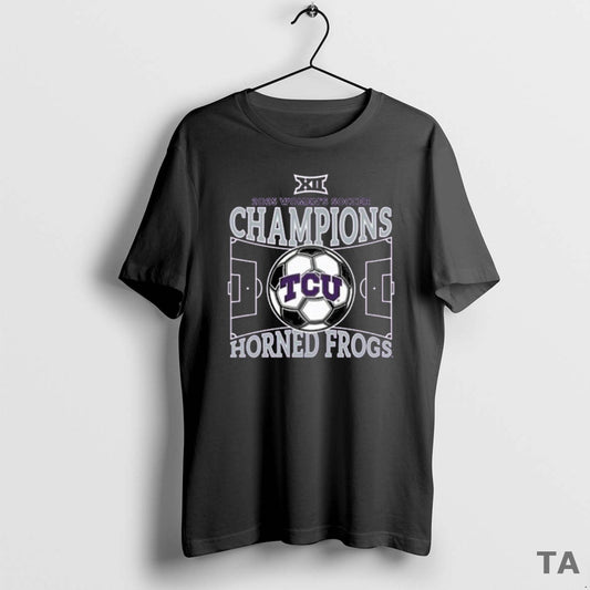 Top Tcu Horned Frogs Texas Christian University Womens Soccer 2025 Big 12 Regular Season Champions