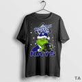 Top Tampa Bay Rays Baseball Grinch Holding Helmet Christmas T Shirt Sweater