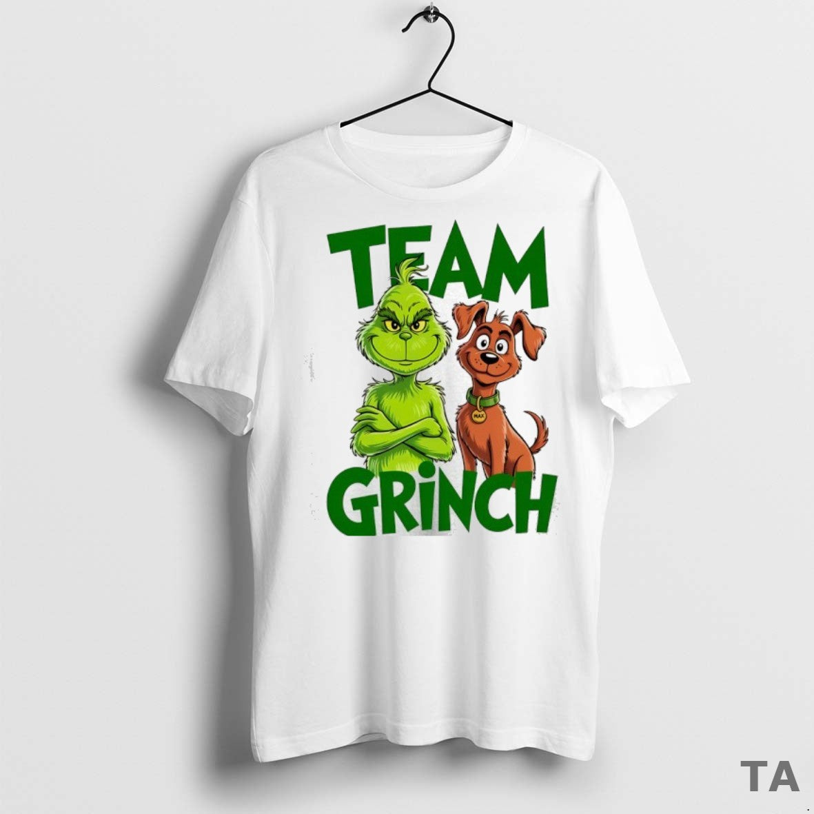 Top Team Grinch With Max Dog Christmas T Shirt Sweater