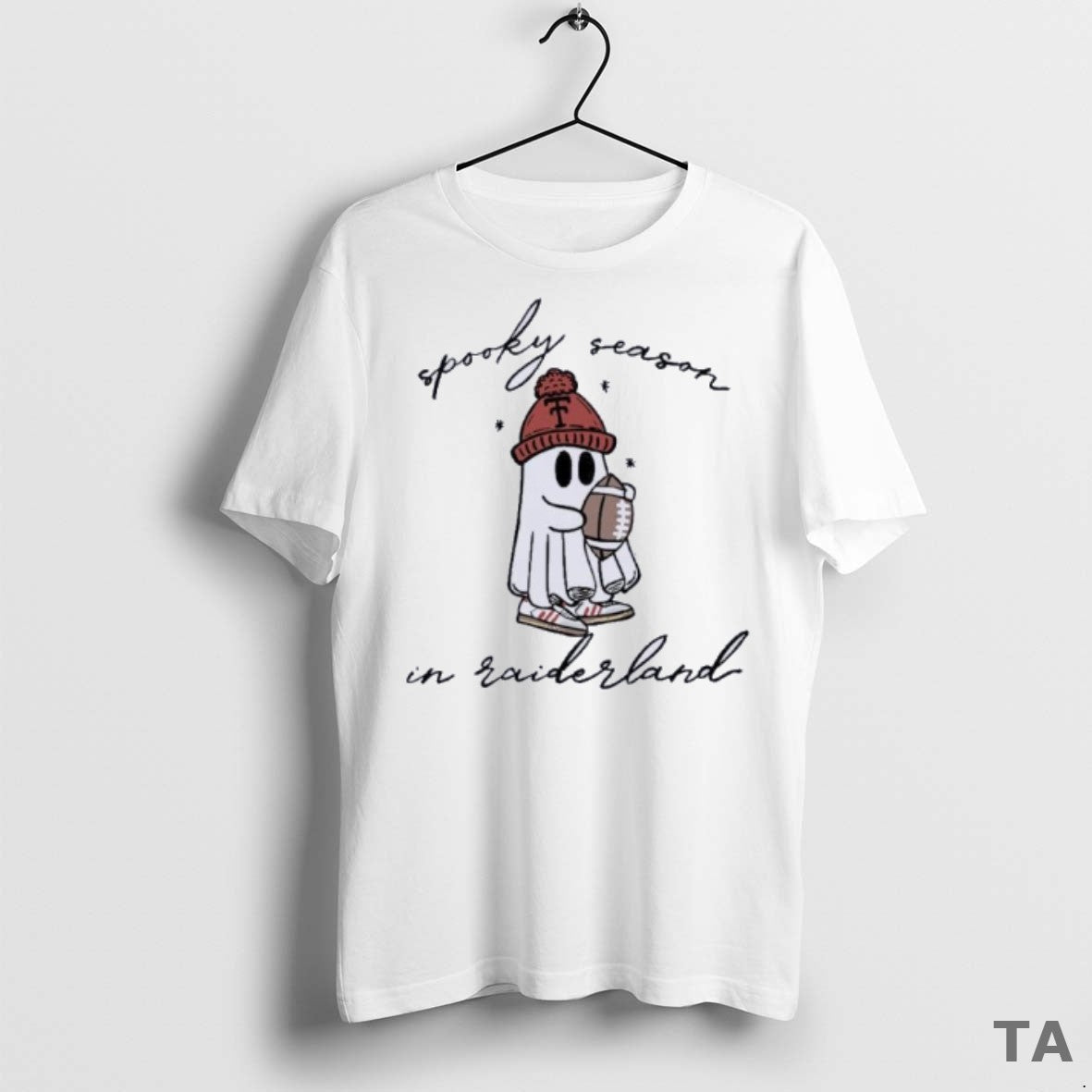 Top Texas Tech Spooky Season In Raiderland T Shirt Sweater