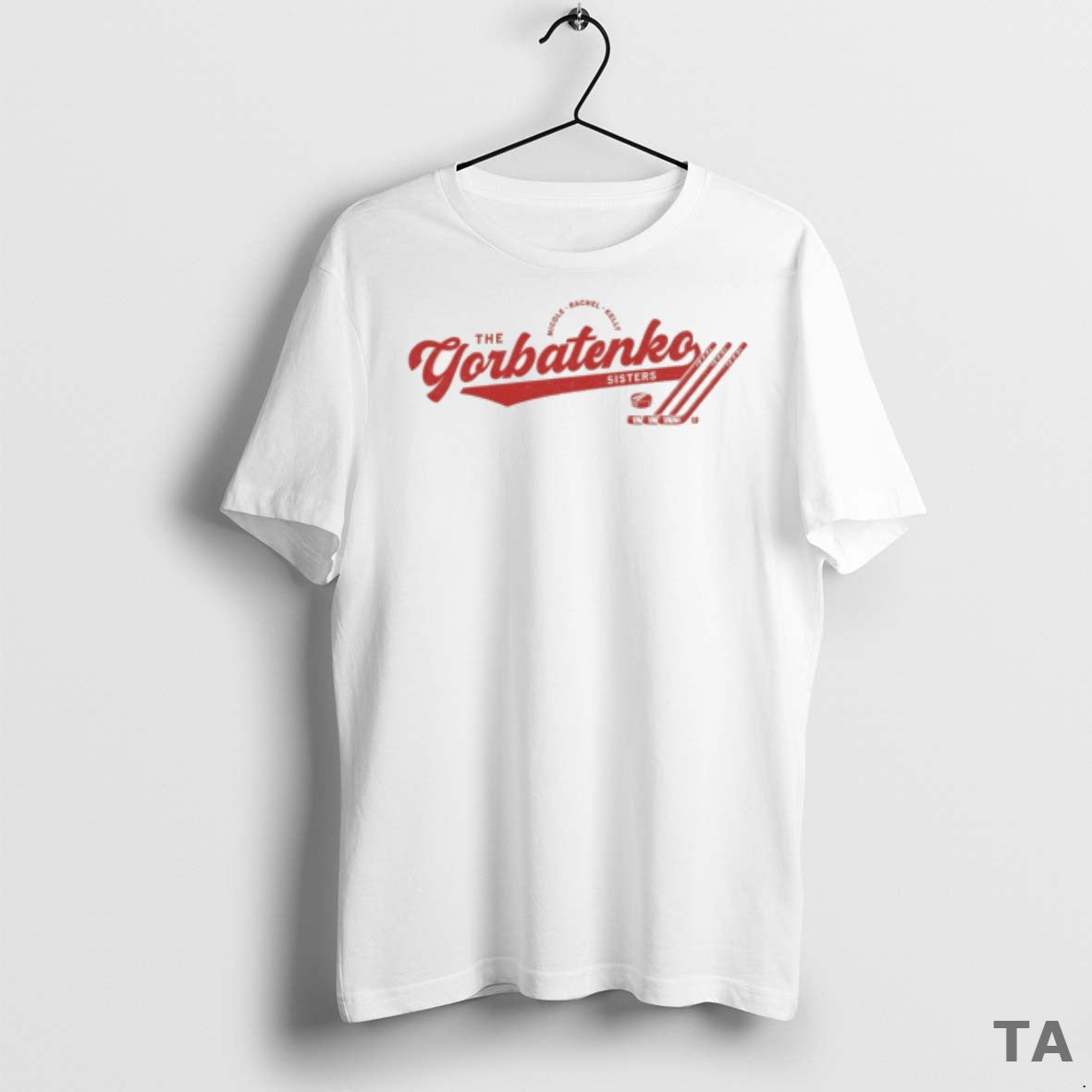 Top The Gorbatenko Sisters Script Logo Heavyweight T Shirt Sweater