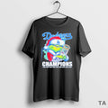 Top The Grinch Los Angeles Dodgers World Series Champions 2025 Christmas Hug Trophy Mlb