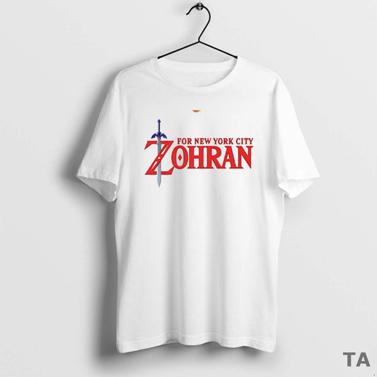 Top The Legend Of New York City Zohran Mayor Sword Circle T Shirt Sweater