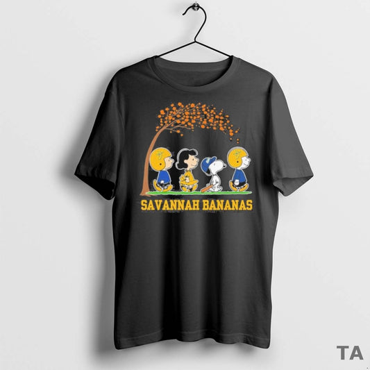 Top The Peanuts Love Fall Savannah Bananas T Shirt Sweater