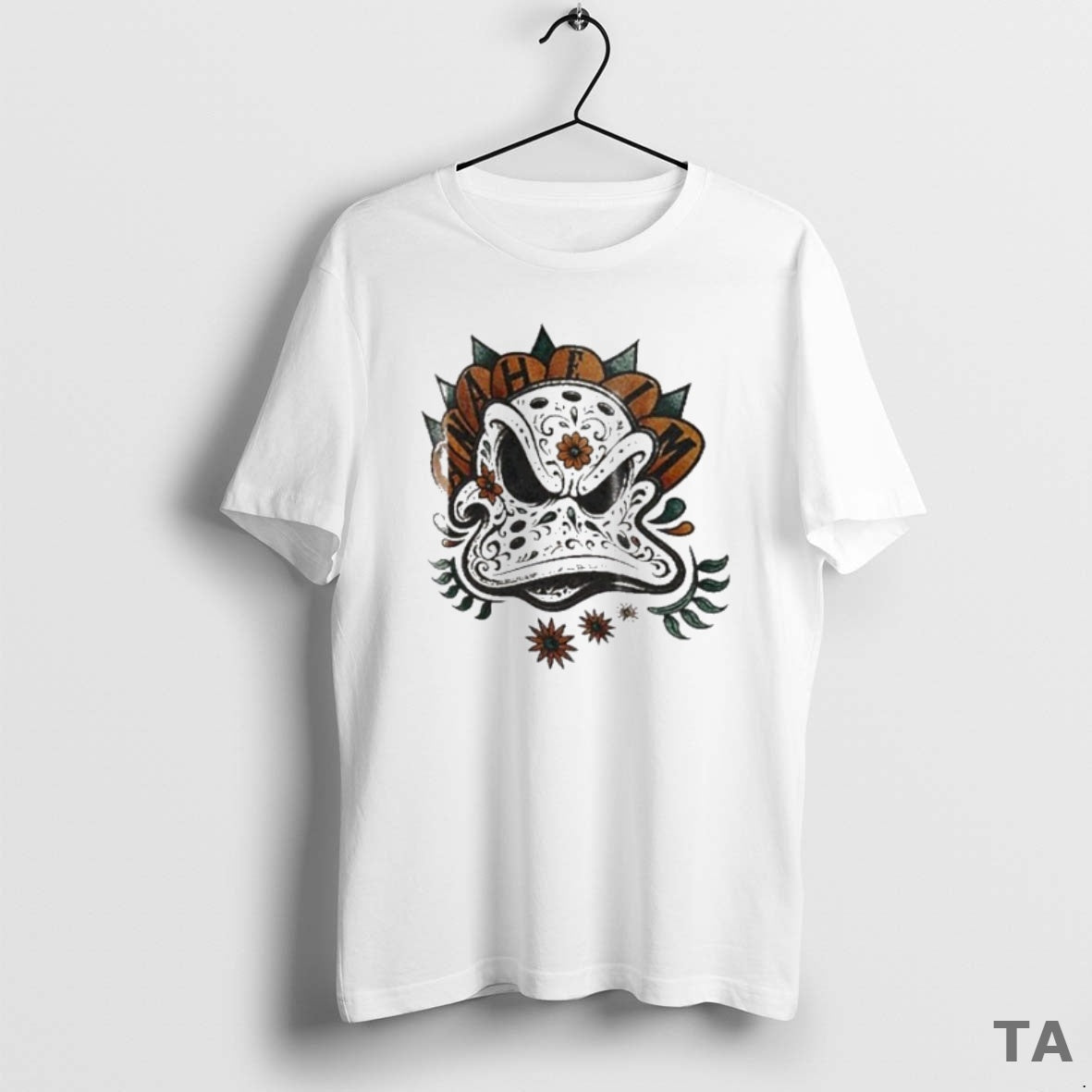 Top The Pond Press X Anaheim Ducks Dia De Los Muertos Day Of The Dead