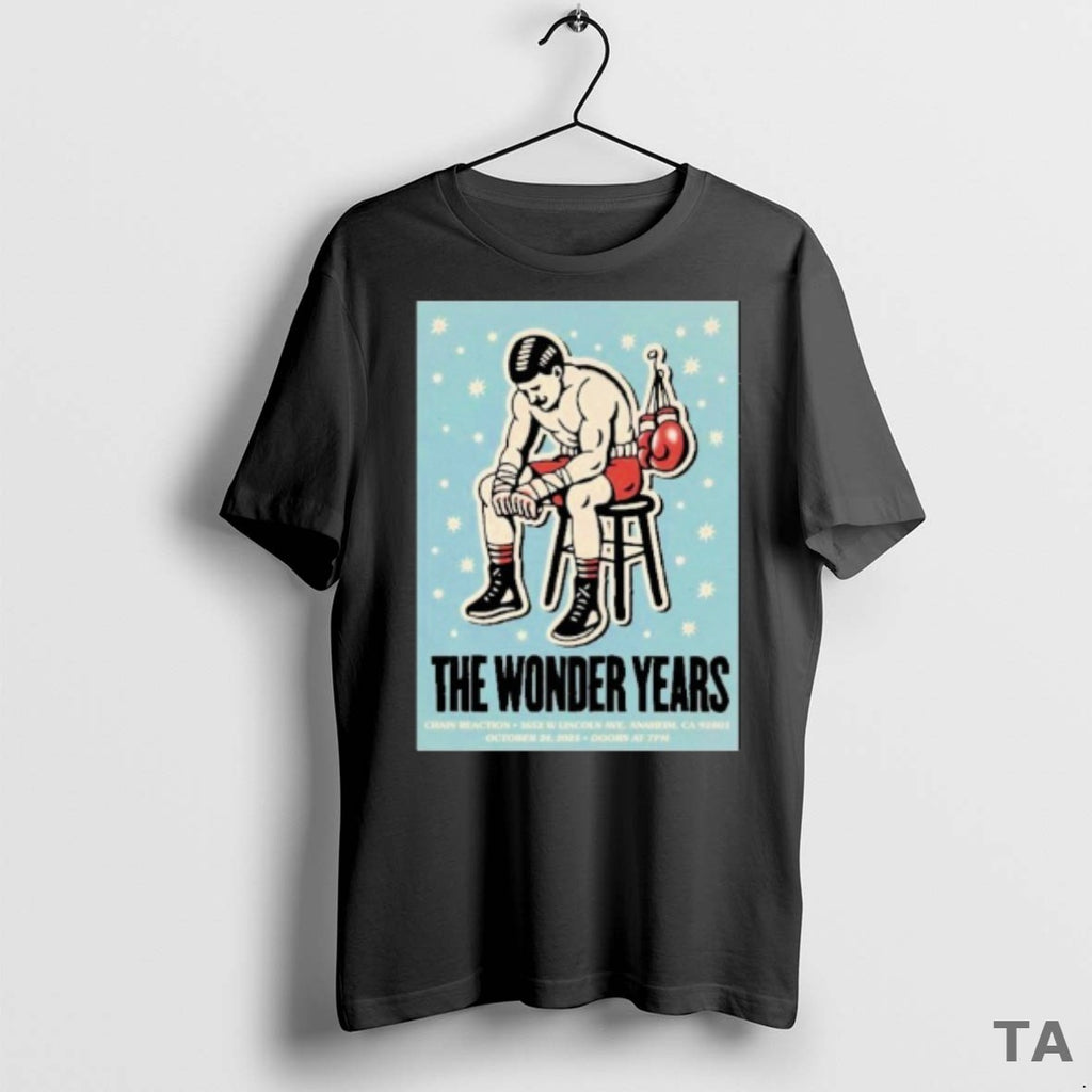 Top The Wonder Years Anaheim Ca October 24 2025 Boxing T Shirt Sweater