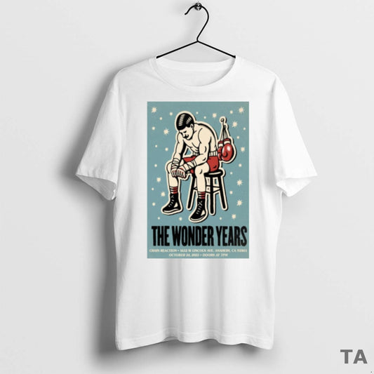 Top The Wonder Years Anaheim Ca October 24 2025 Concert T Shirt Sweater