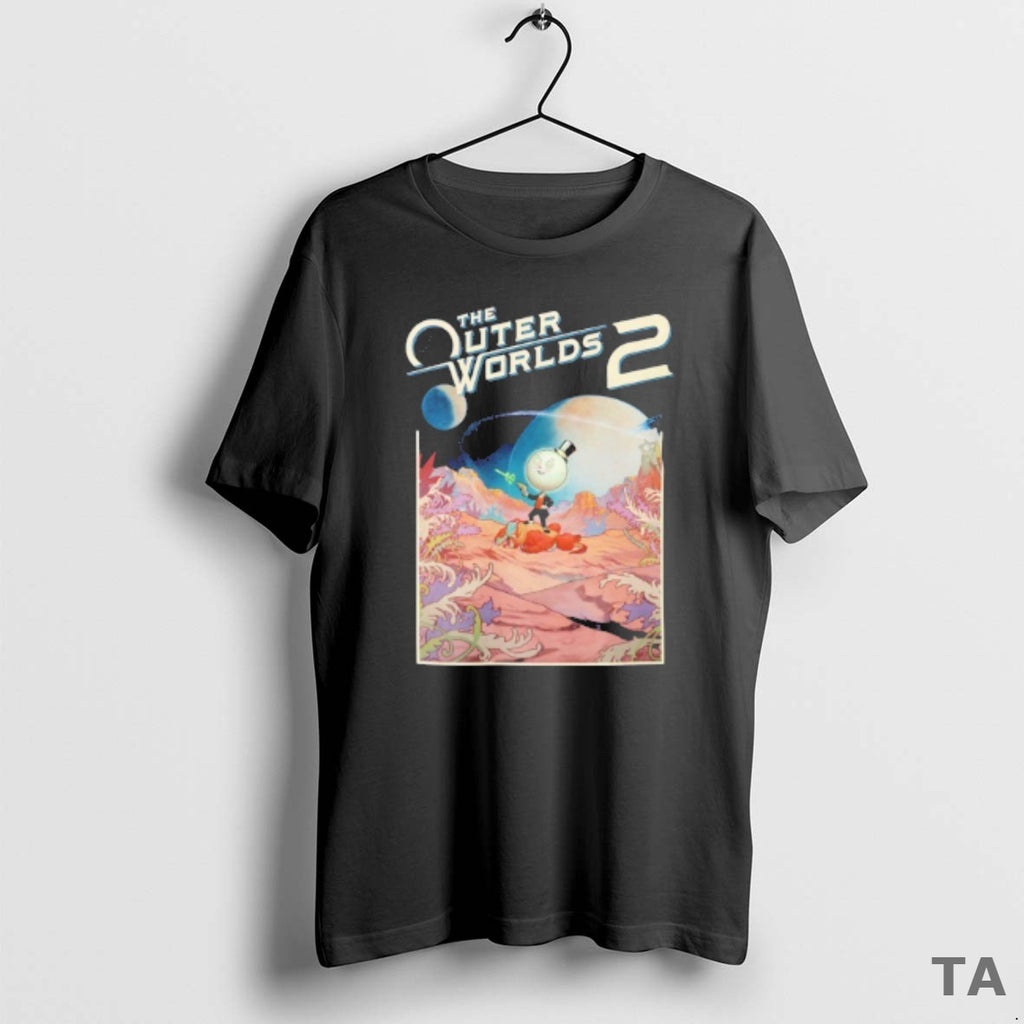 Top The Outer Worlds 2 Key Art T Shirt Sweater