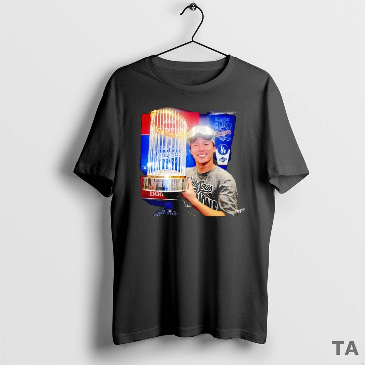 Top Tokugawa Yoshinobu Celebration 2025 Dodgers Champions Trophy T Shirt Sweater