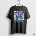 Top Top Back 2 Back World Series 2024 2025 Los Angeles Dodgers T Shirt Sweater