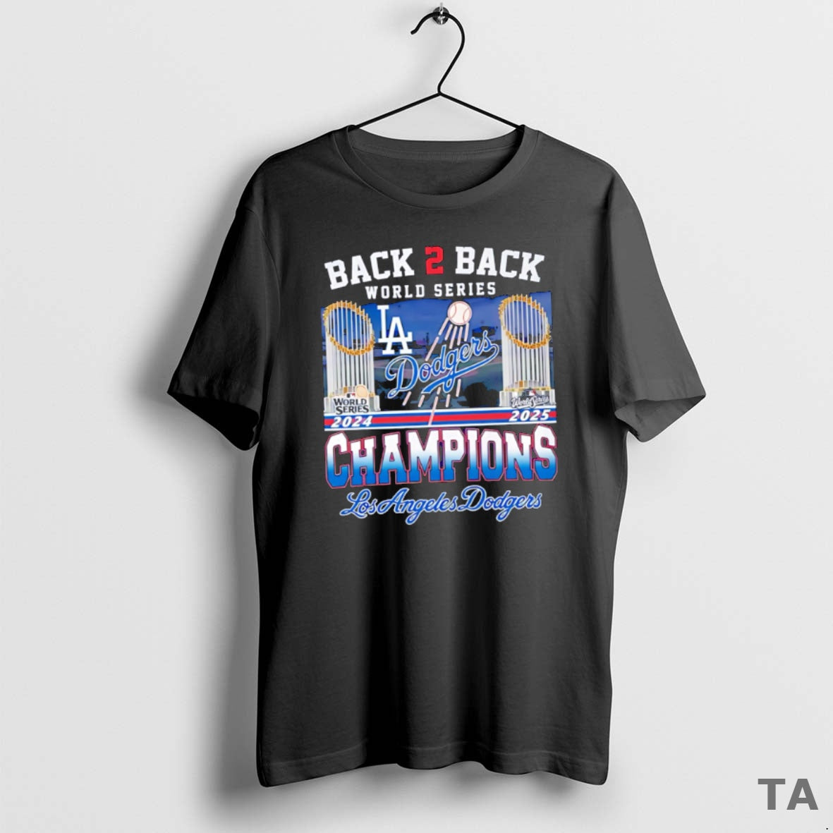 Top Top Back 2 Back World Series 2024 2025 Los Angeles Dodgers T Shirt Sweater