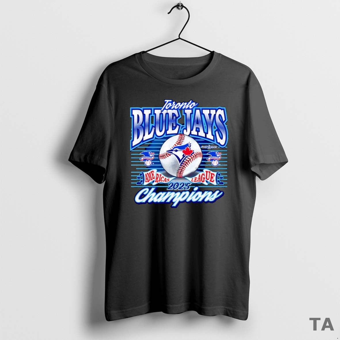 Top Toronto Blue Jay Mlb 2025 Postseason American League Champions Graphic T Shirt Sweater