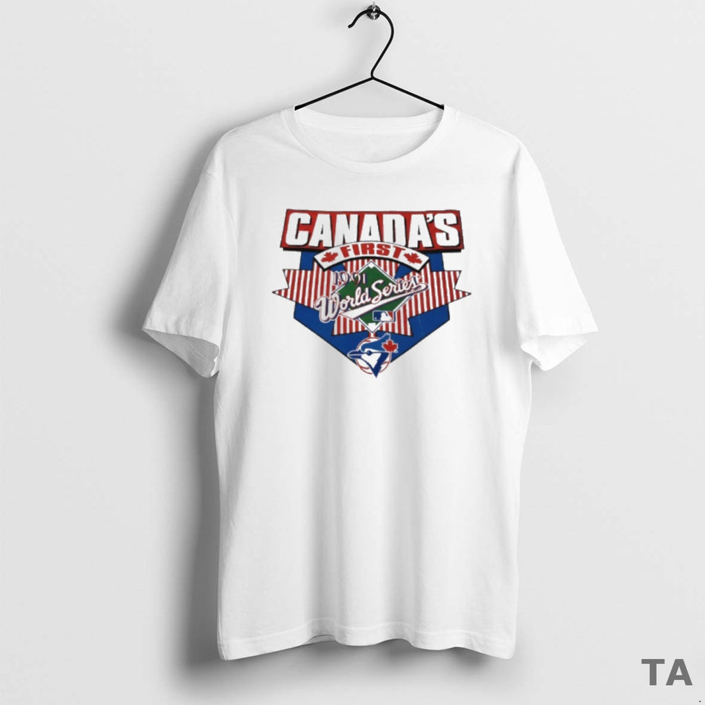 Top Toronto Blue Jays 1991 Canadas First World Series T Shirt Sweater