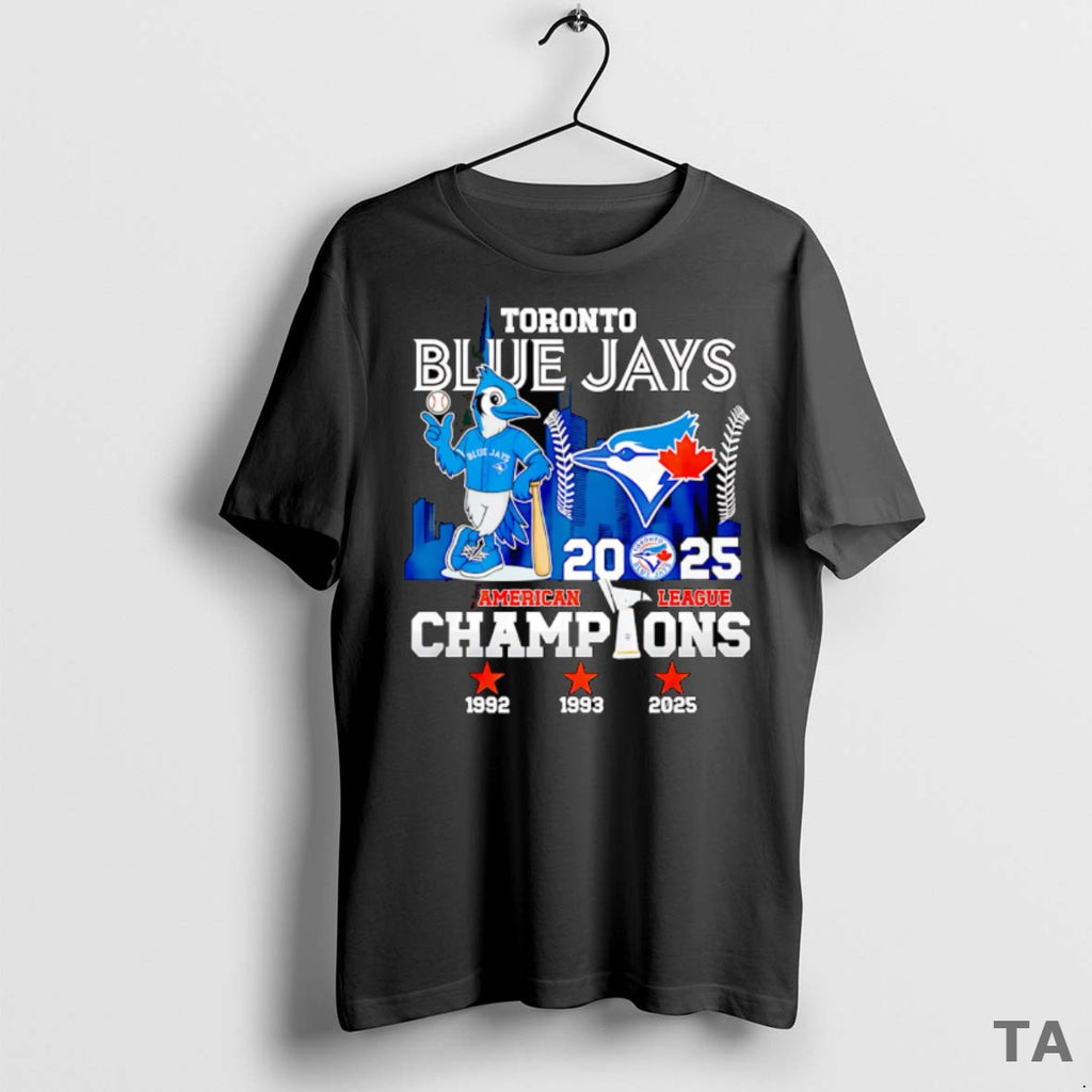 Top Toronto Blue Jays 2025 American League Champions Mascot T Shirt Sweater
