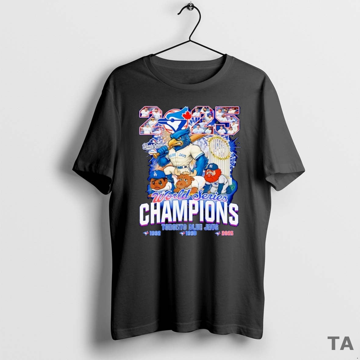 Top Toronto Blue Jays Baseball 2025 World Series Champions Mascot T Shirt Sweater