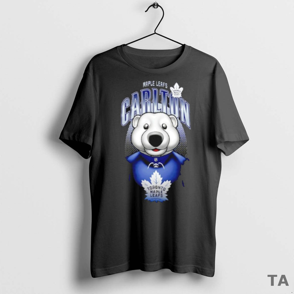 Top Toronto Maple Leafs Hockey Carlton Mascot Highlight T Shirt Sweater