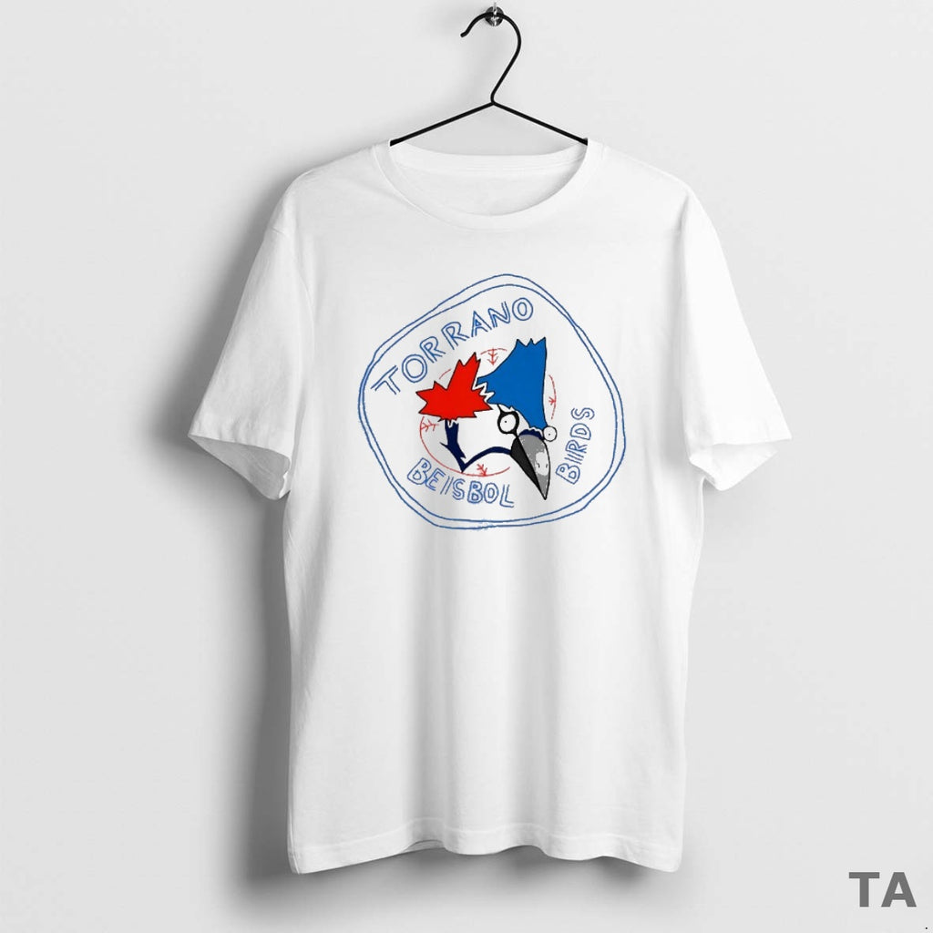 Top Torrano Beisbol Birds Toronto Blue Jays Logo T Shirt Sweater