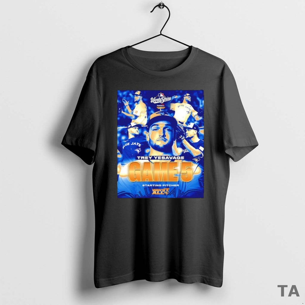Top Trey Yesavage Toronto Blue Jays 2025 World Series Game 5 T Shirt Sweater