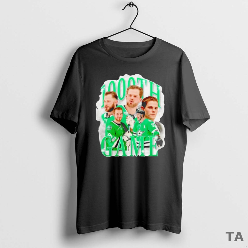 Top Tyler Seguin Dallas Stars 1000th Game T Shirt Sweater
