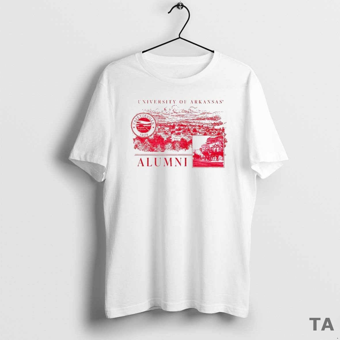 Top University Of Arkansas Alumni Fayetteville Regnat Populus Campus Collage T Shirt Sweater