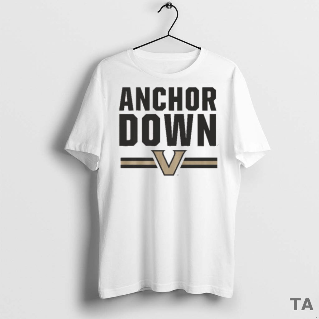 Top Vanderbilt Commodores Anchor Down Ncaa Football 2025 T Shirt Sweater