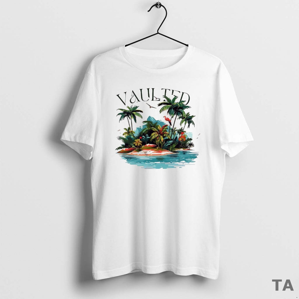 Top Vaulted Tropical Island T Shirt Sweater