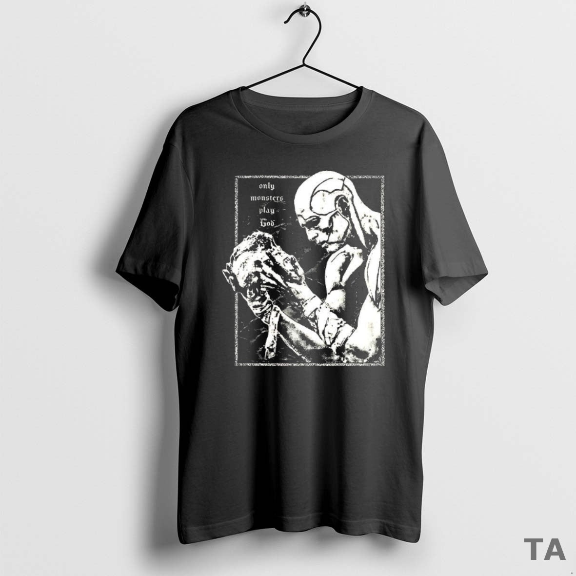 Top Victor Frankenstein Only Monsters Play God Horror T Shirt Sweater