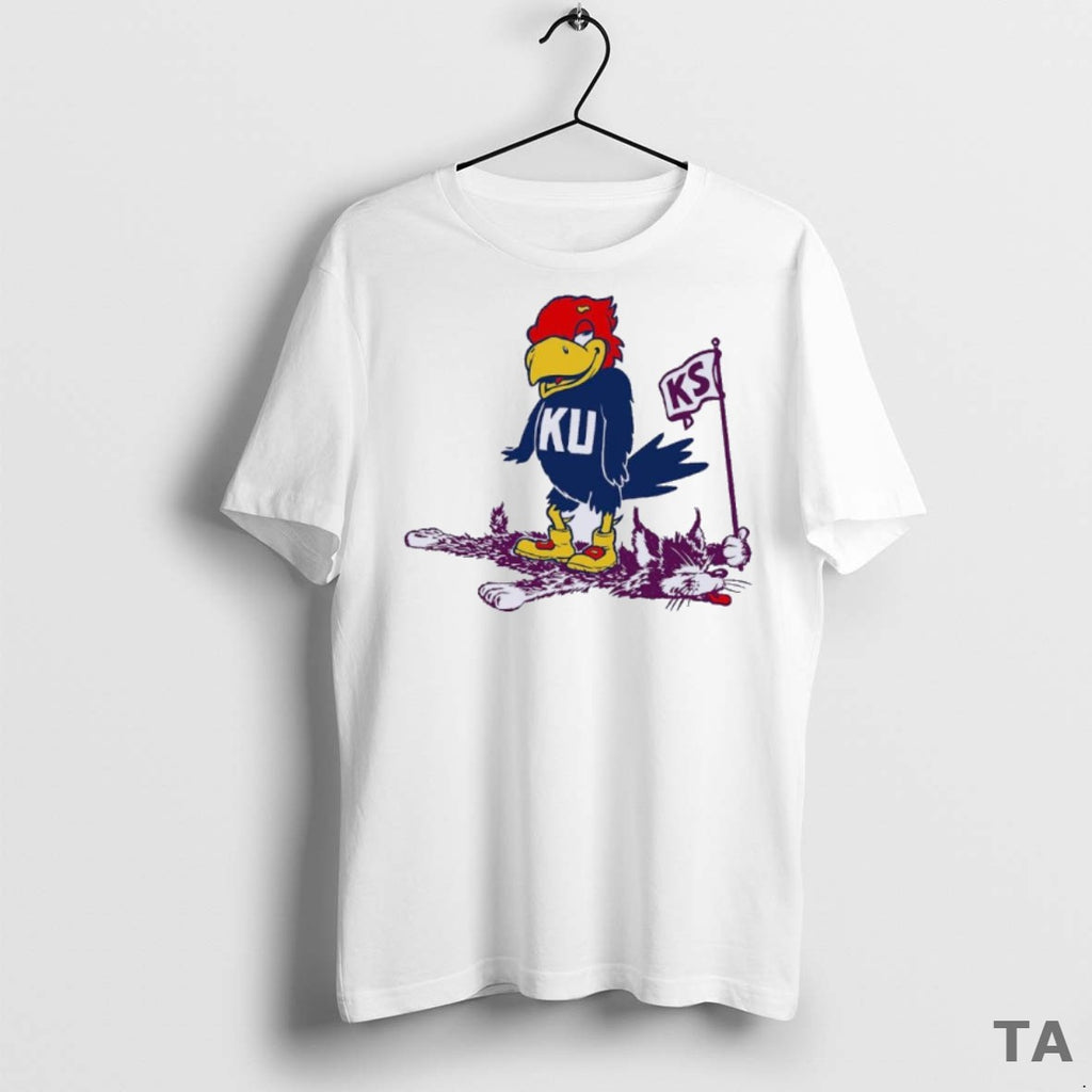 Top Vintage Ku Beat K State Mascot T Shirt Sweater