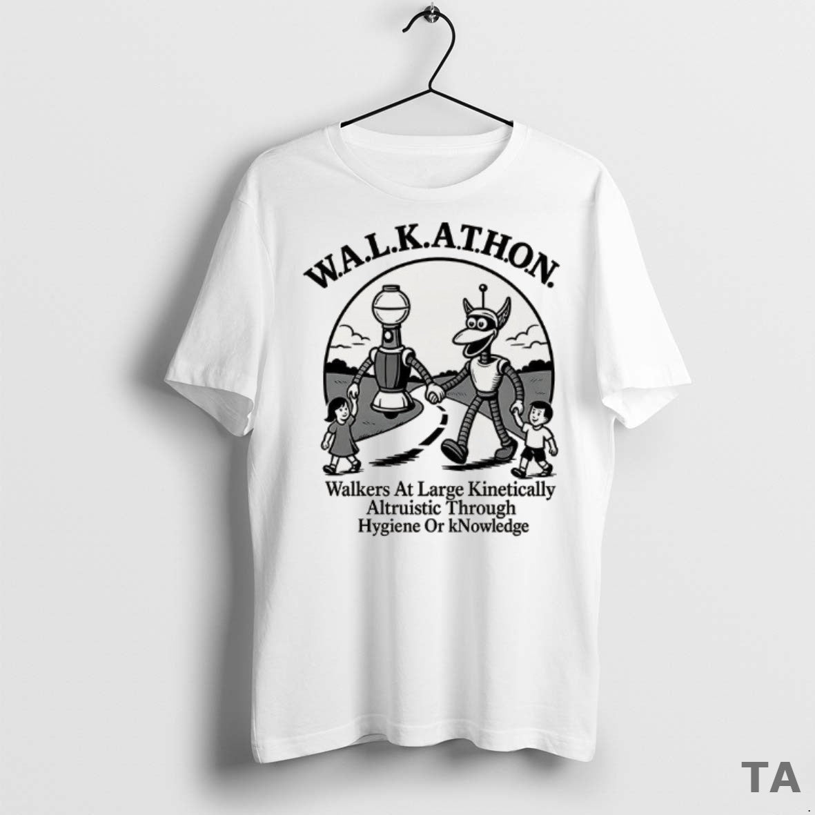 Top Walkathon Walkers At Large Kinetically T Shirt Sweater