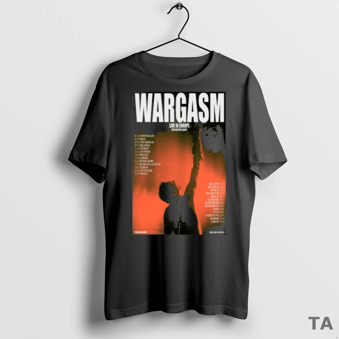 Top Wargasm Live In Europe 2025 2026 T Shirt Sweater