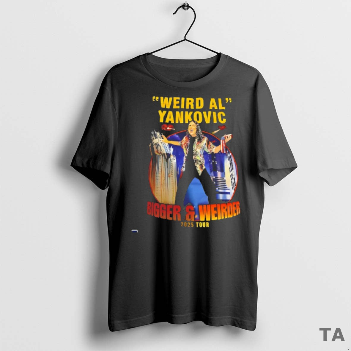 Top Weird Al Yankovic Bigger And Weirder 2025 Tour T Shirt Sweater