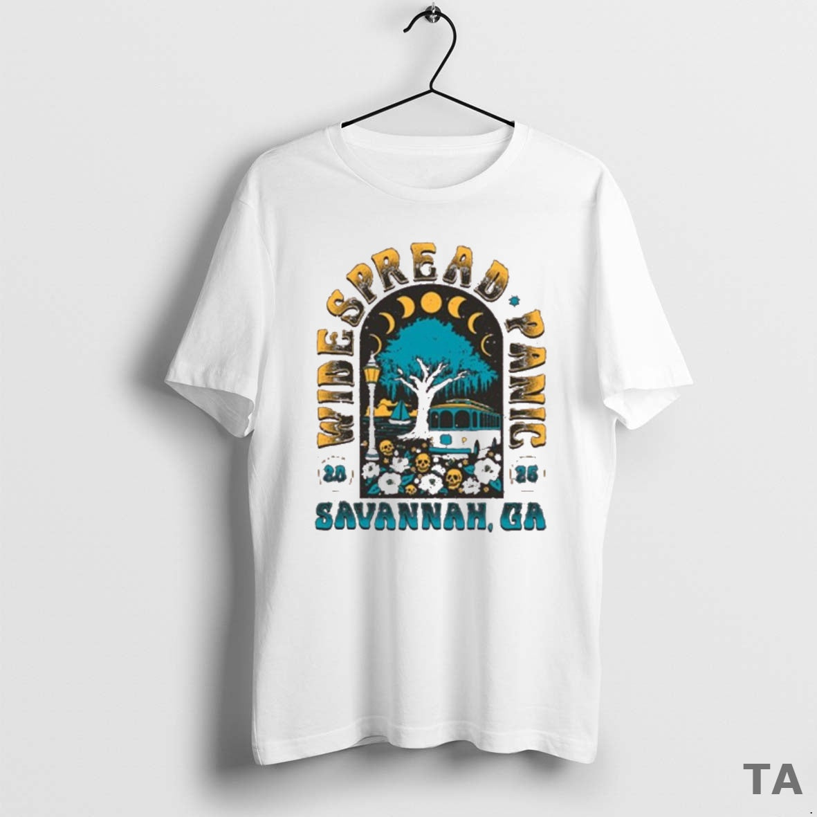 Top Widespread Panic 2025 Tour Savannah Ga T Shirt Sweater
