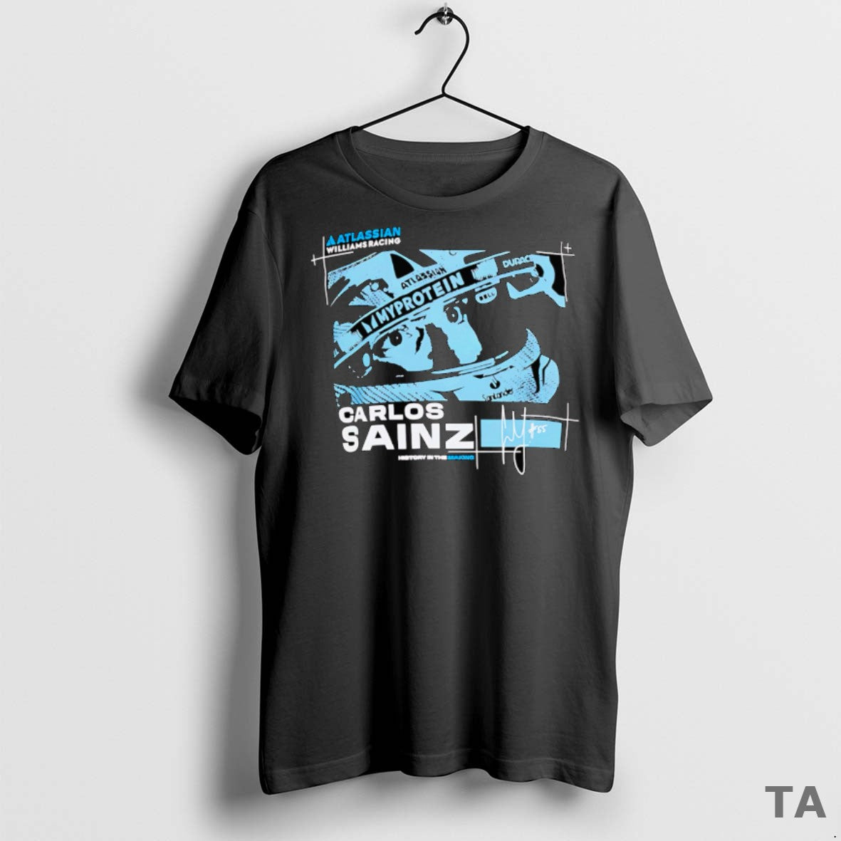 Top Williams Racing X Reflo Carlos Sainz T Shirt Sweater