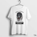 Top Wolf Born As Human But Wolf At Heart T Shirt Sweater