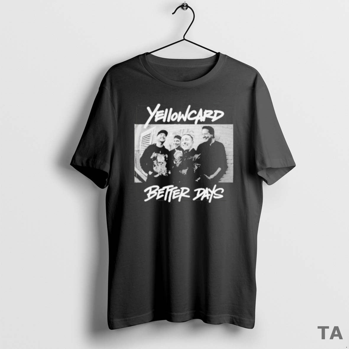 Top Yellowcard Better Days Rock Band Tour 2025 T Shirt Sweater