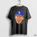 Top Yoshinobu Yamamoto Big Head Shout Signature T Shirt Sweater