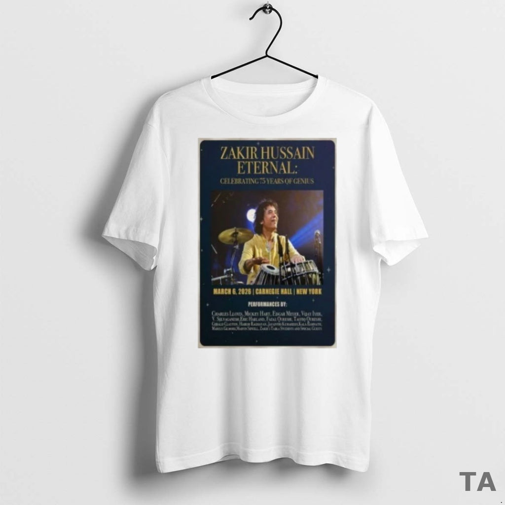 Top Zakir Hussain Carnegie Hall Ny March 06 2026 T Shirt Sweater