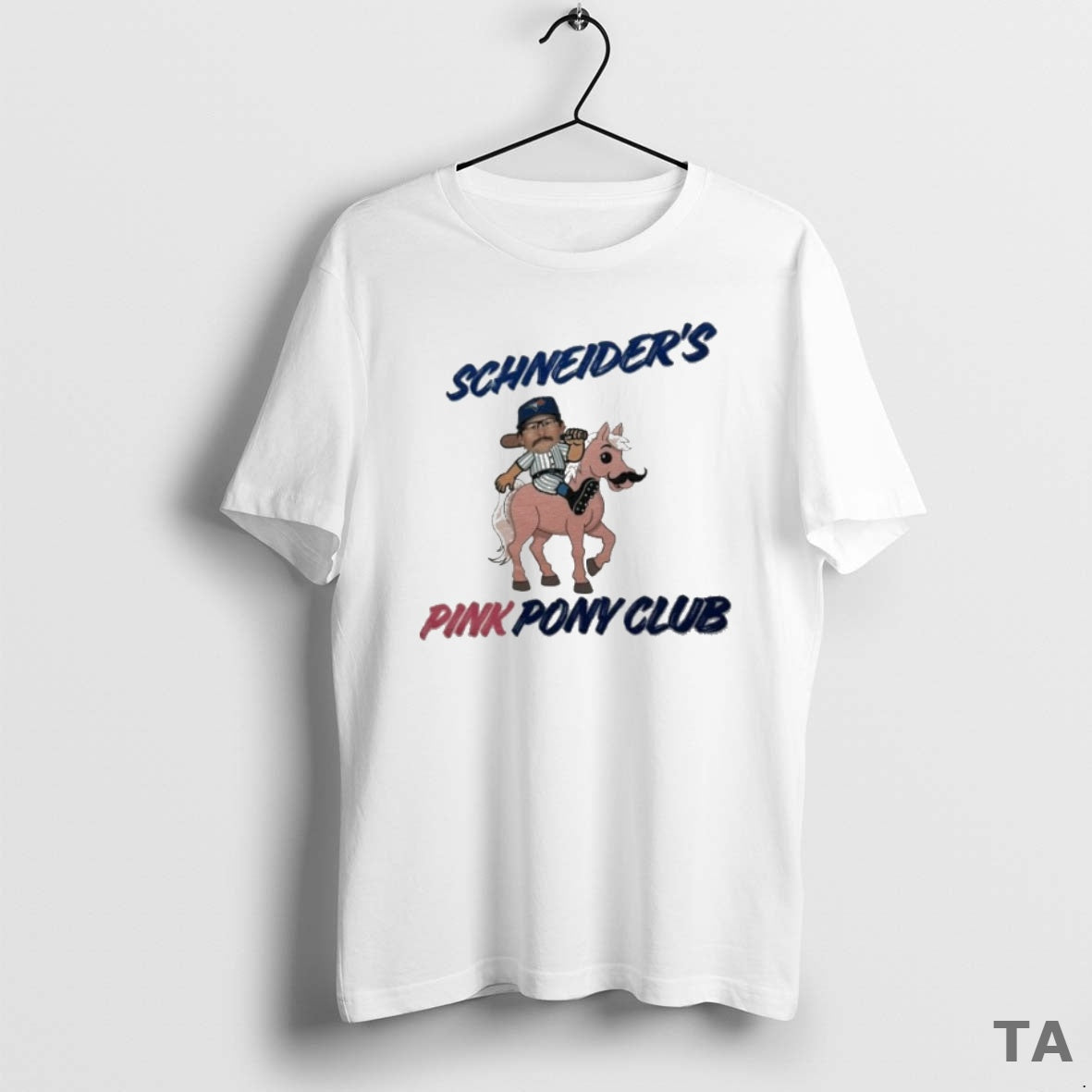Top Toronto Blue Jays Schneider Pink Pony Club T Shirt Sweater