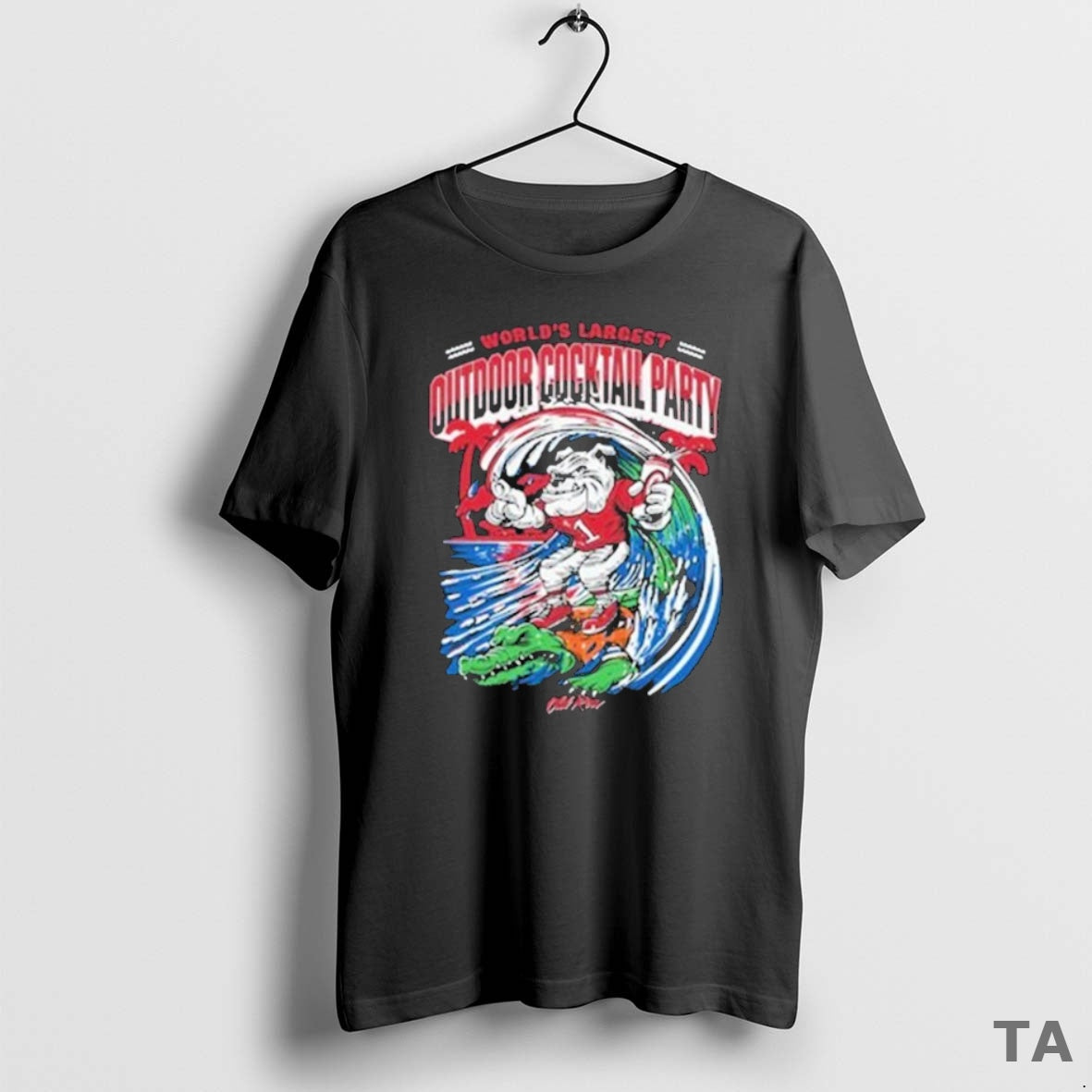 Top Worlds Largest Cocktail Party Georgia Bulldogs Vs Florida Gators T Shirt Sweater