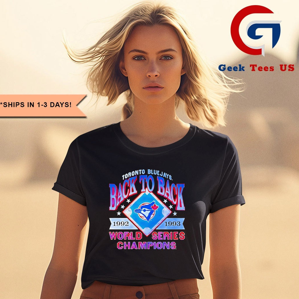 Toronto Blue Jays Back to Back World Series Champions 1992-1993 logo shirt