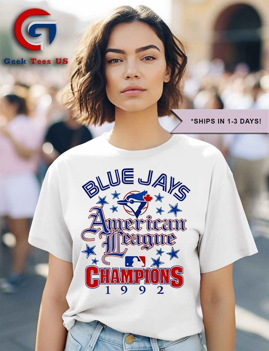 Toronto Blue Jays baseball 1992 American League Champions shirt