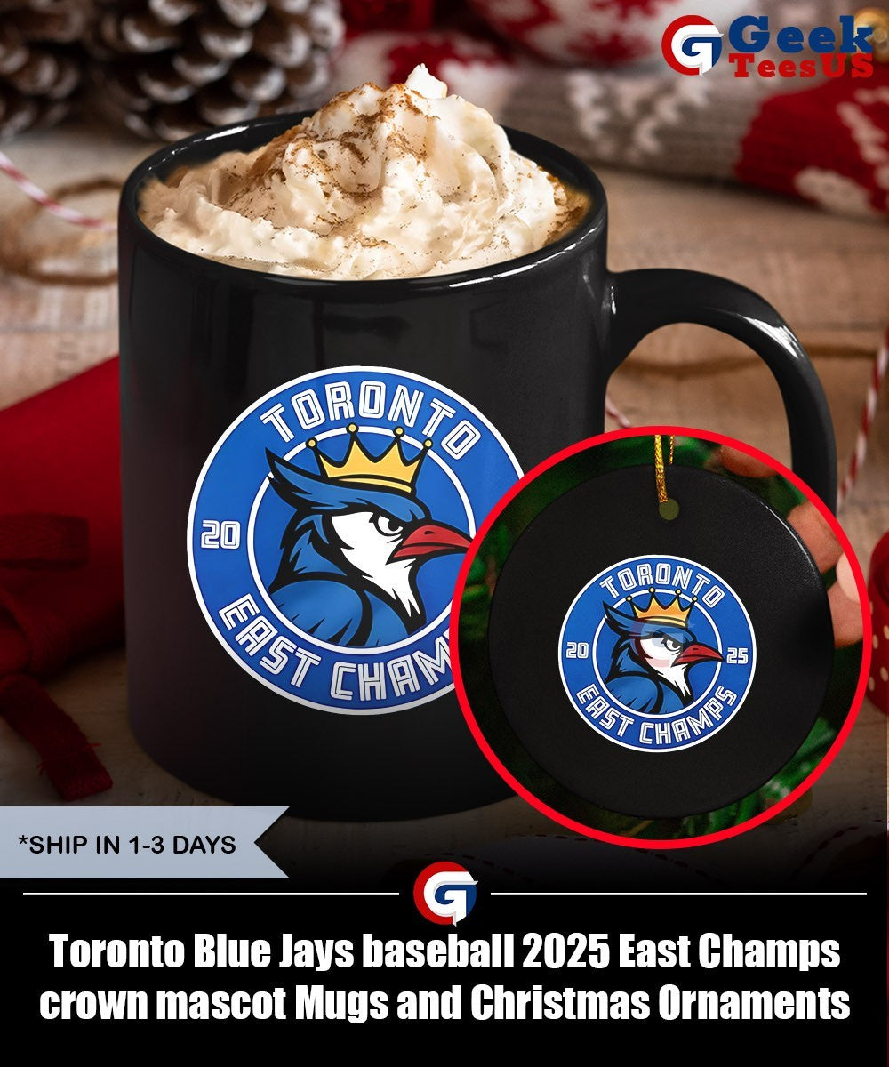 Toronto Blue Jays baseball 2025 East Champs crown mascot shirt