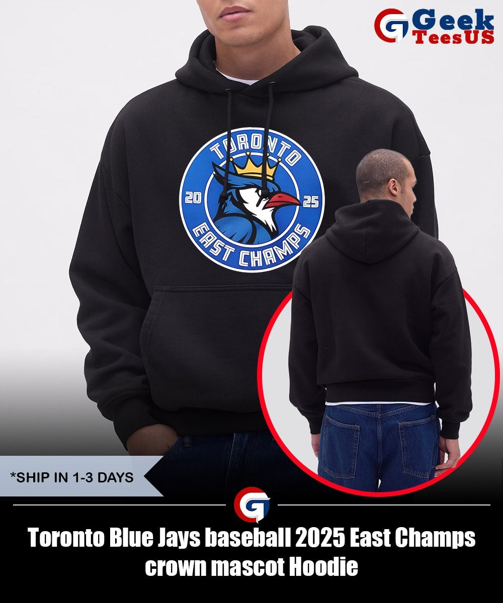 Toronto Blue Jays baseball 2025 East Champs crown mascot shirt