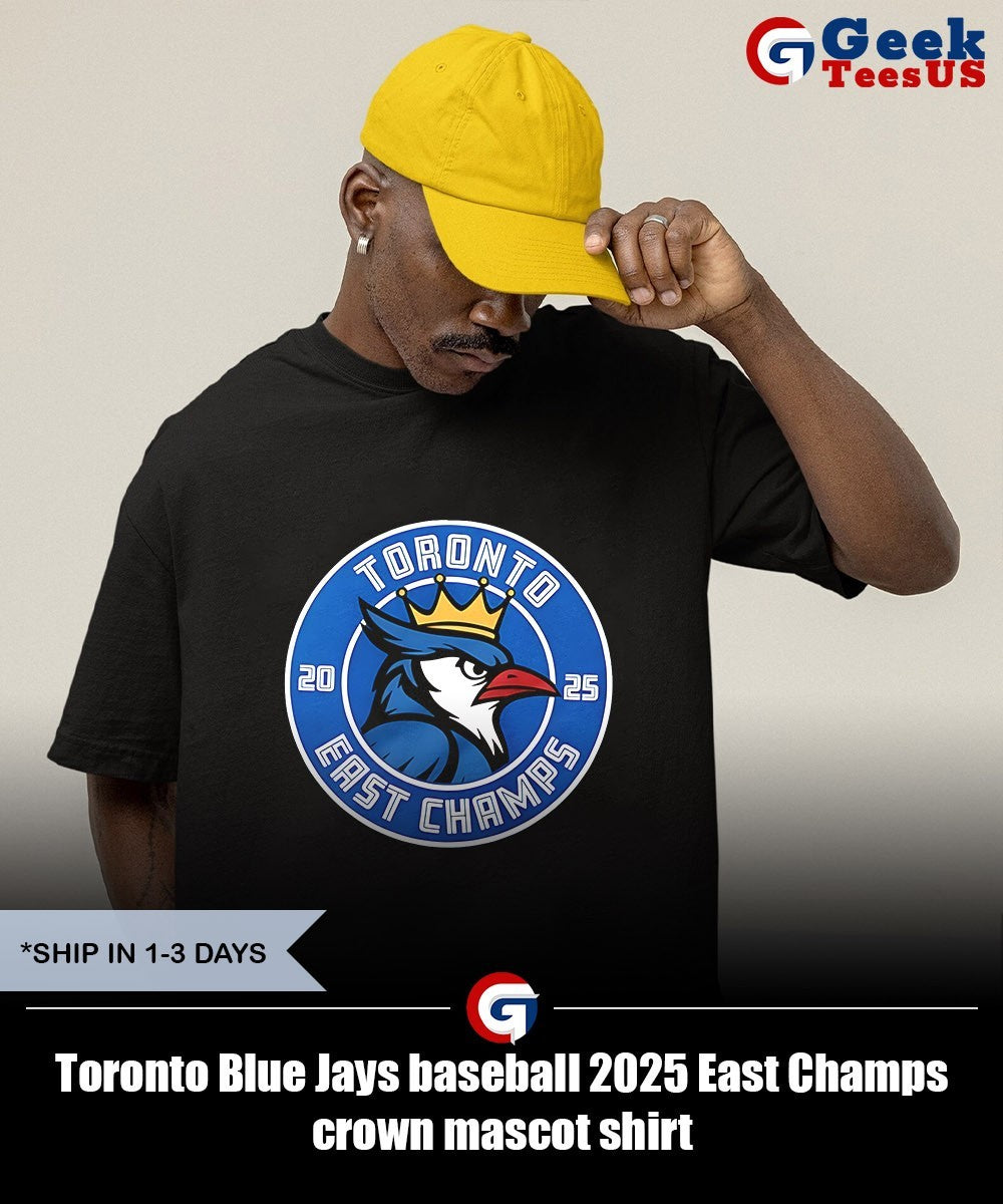 Toronto Blue Jays baseball 2025 East Champs crown mascot shirt