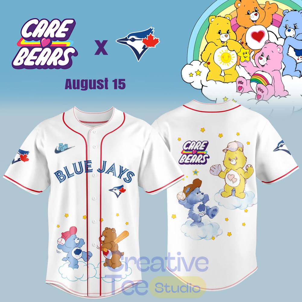 Toronto Blue Jays x Care Bears Day Special Baseball Jersey