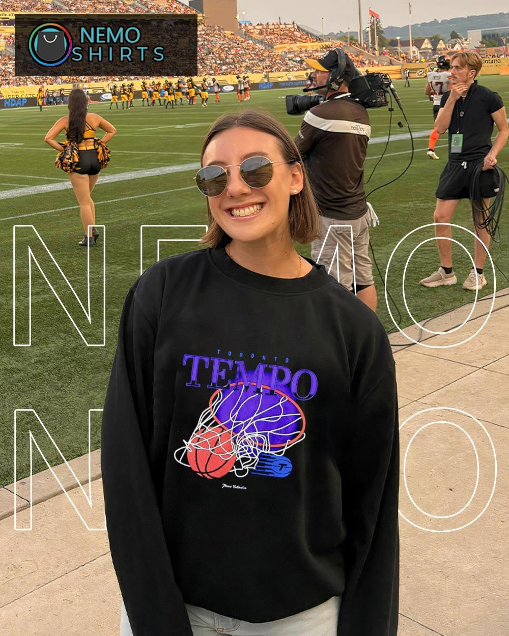 Toronto Tempo basketball graphic logo shirt
