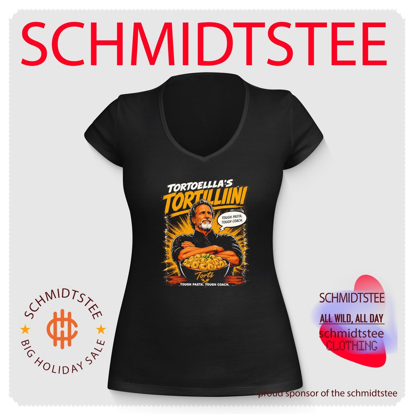 Tortoella’s Tortillini Tough Pasta Tough Coach shirt
