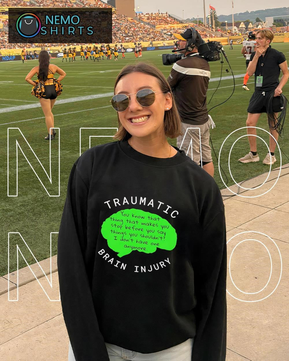 Traumatic Brain Injury Awareness humorous quote shirt