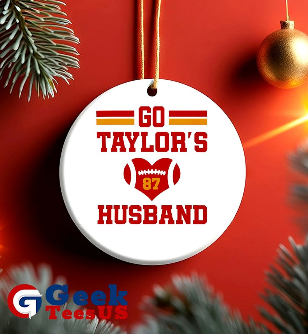 Travis Kelce 87 go Taylor’s husband Kansas City Chiefs shirt